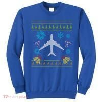 Christmas Gift Airplane Pilot Christmas Ugly Sweatshirt thumb 0