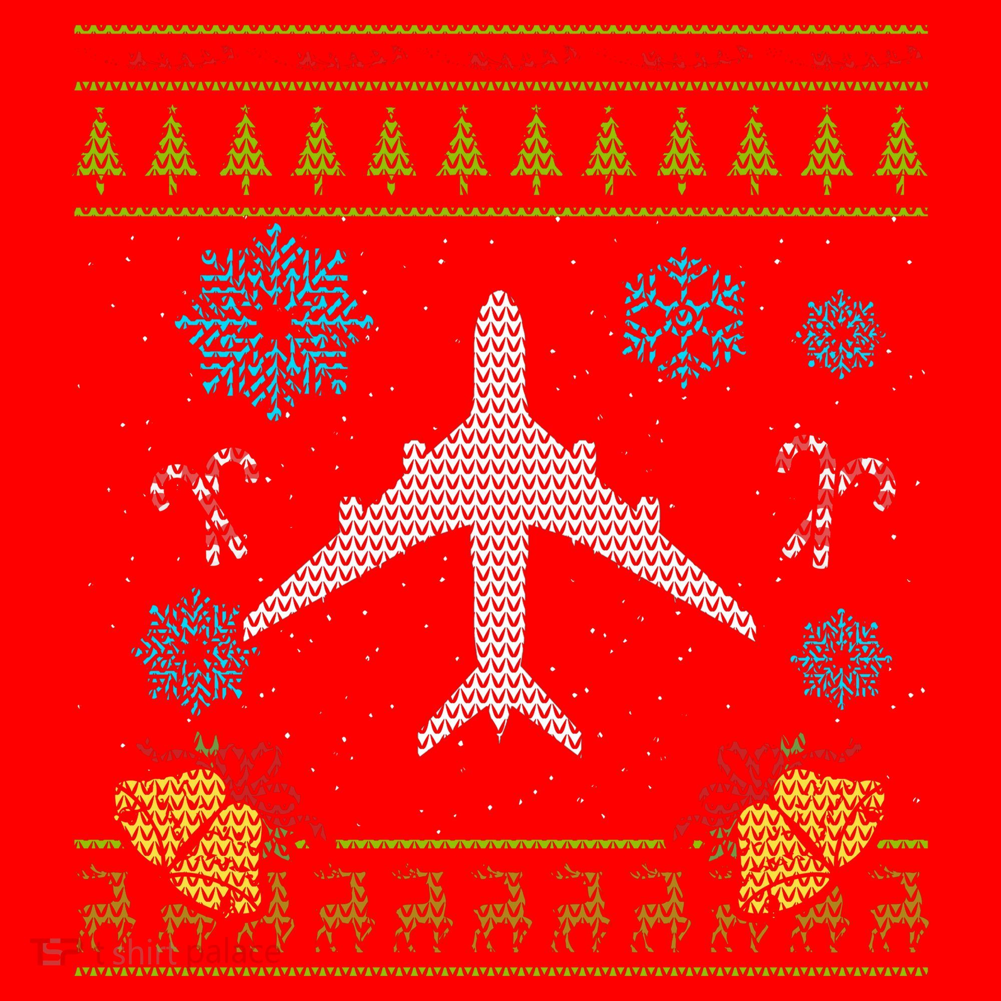 Christmas Gift Airplane Pilot Christmas Ugly Santa Hat
