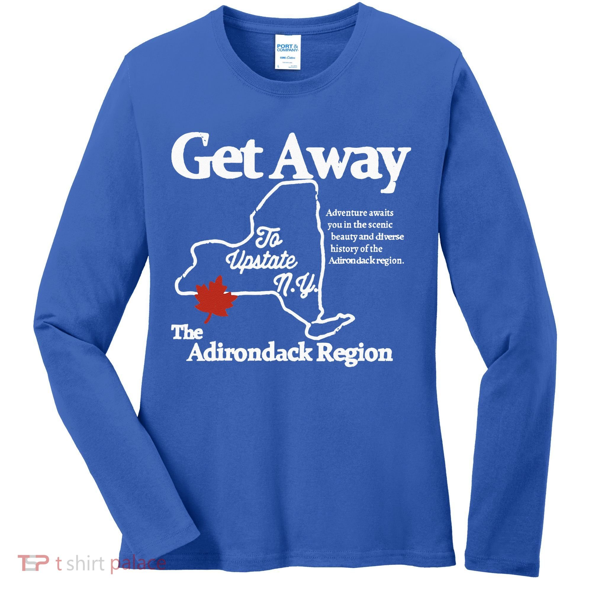 Charlie Get Away To Upstate New York Women's Long Sleeve Shirt
