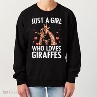 Cool Giraffe Africa Safari Zoo Animal Lovers Women's Sweatshirt thumb 0