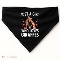 Cool Giraffe Africa Safari Zoo Animal Lovers USA-Made Doggie Bandana thumb 0