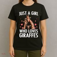 Cool Giraffe Africa Safari Zoo Animal Lovers T-Shirt thumb 4