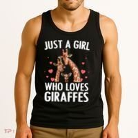 Cool Giraffe Africa Safari Zoo Animal Lovers Tank Top thumb 3