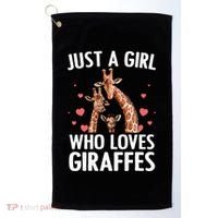 Cool Giraffe Africa Safari Zoo Animal Lovers Golf Towel thumb 0