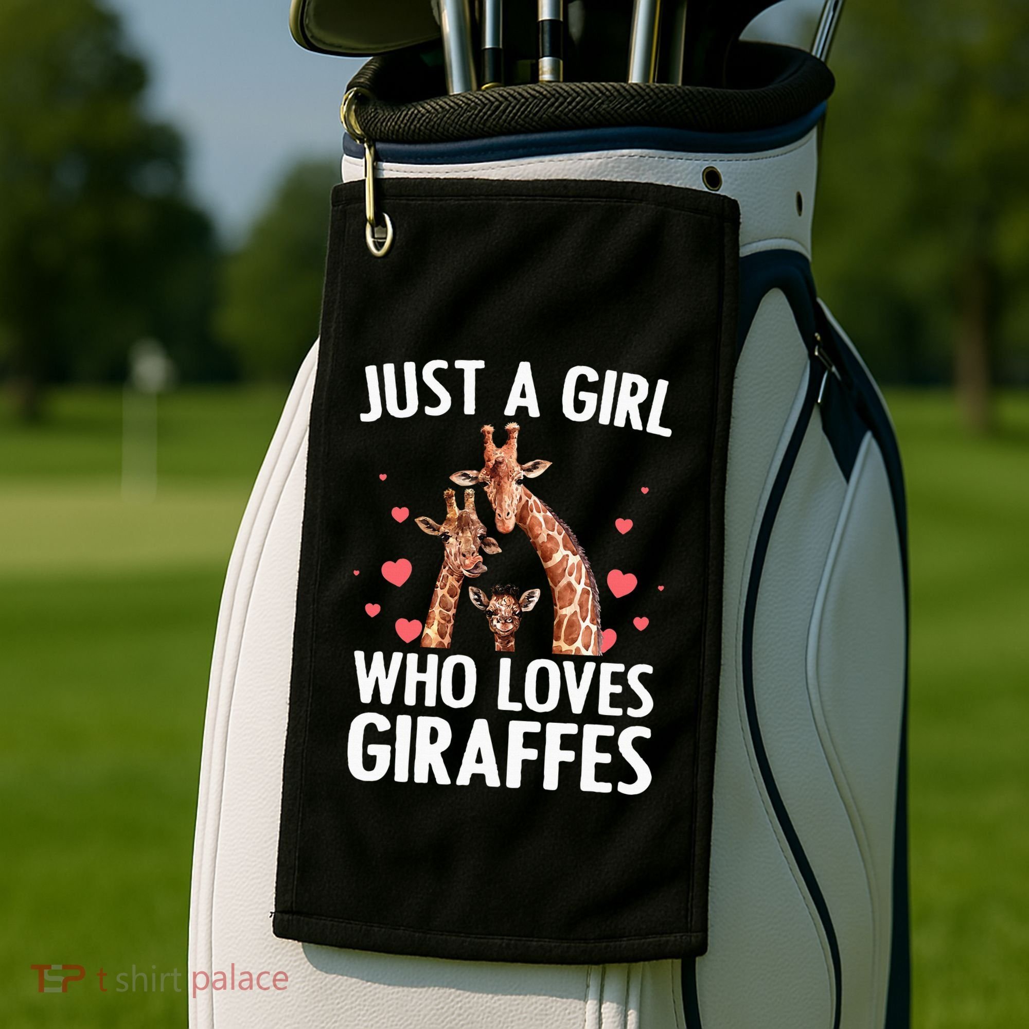 Cool Giraffe Africa Safari Zoo Animal Lovers Golf Towel