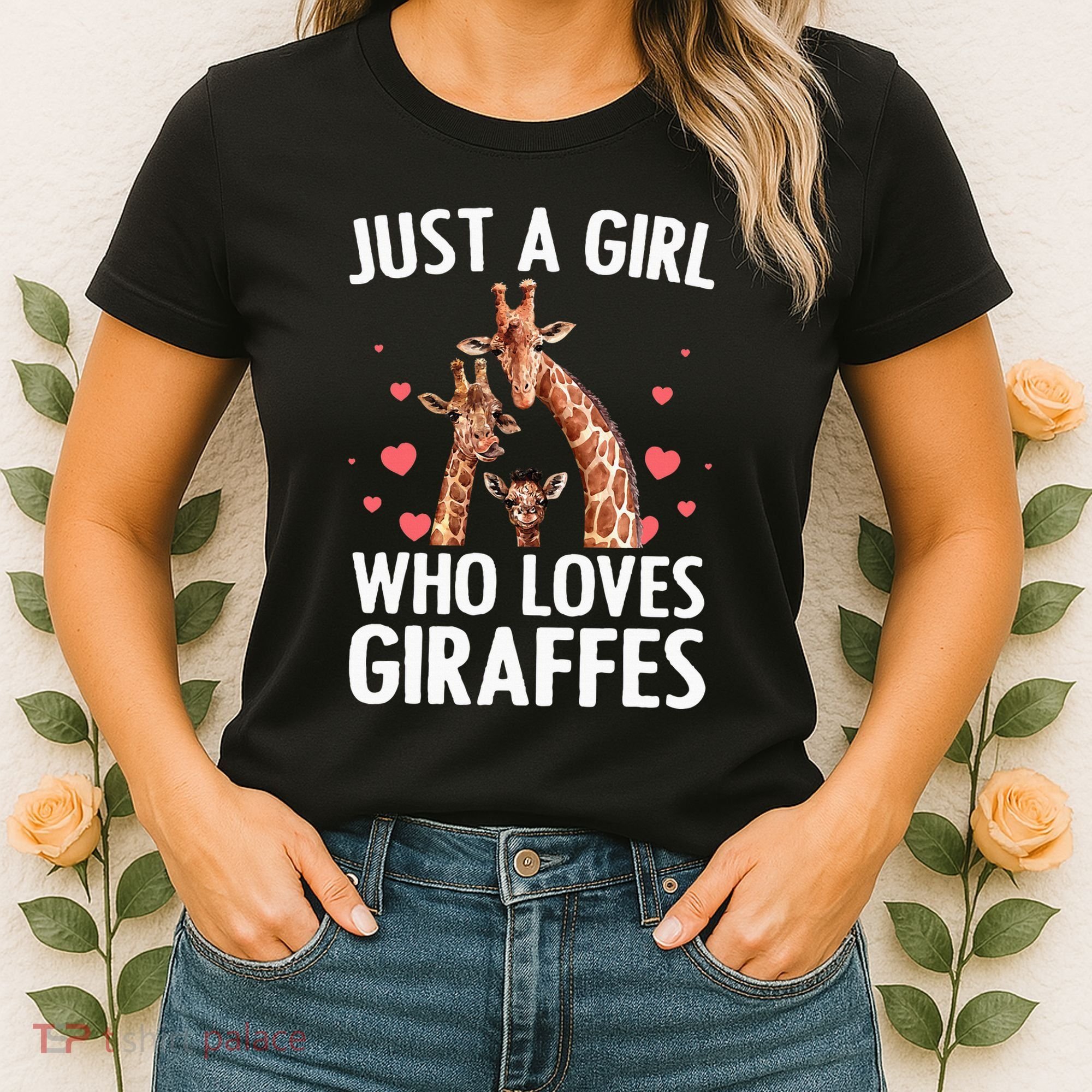 Cool Giraffe Africa Safari Zoo Animal Lovers Women's T-Shirt