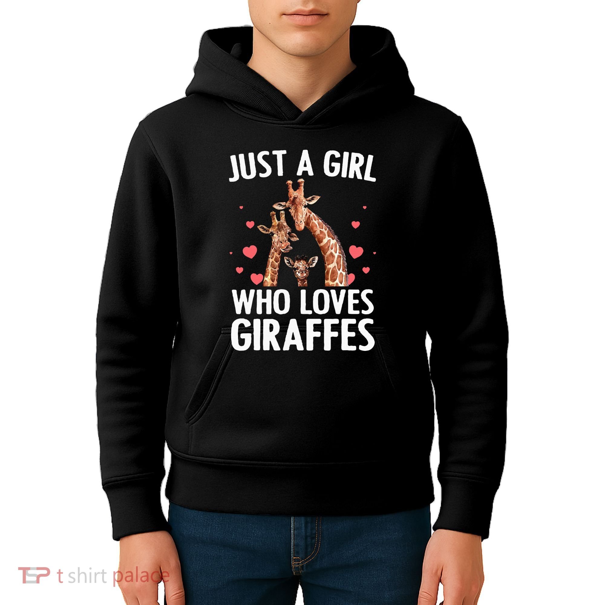 Cool Giraffe Africa Safari Zoo Animal Lovers Kids Hoodie