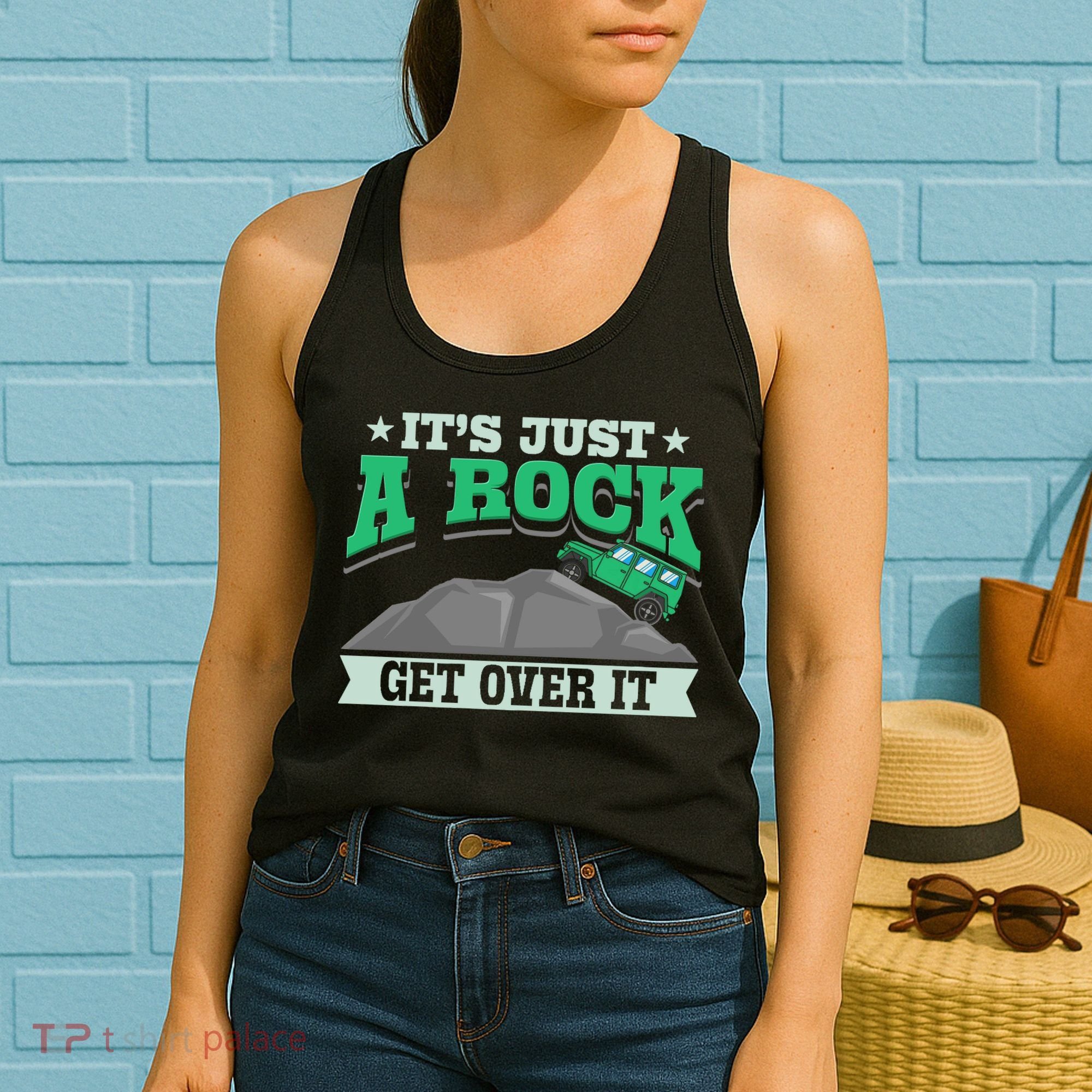 Car Guy All Wheel Drive Fun SUV Off-road 4x4 Vehicl ATV Quad Premium Women's Tank Top