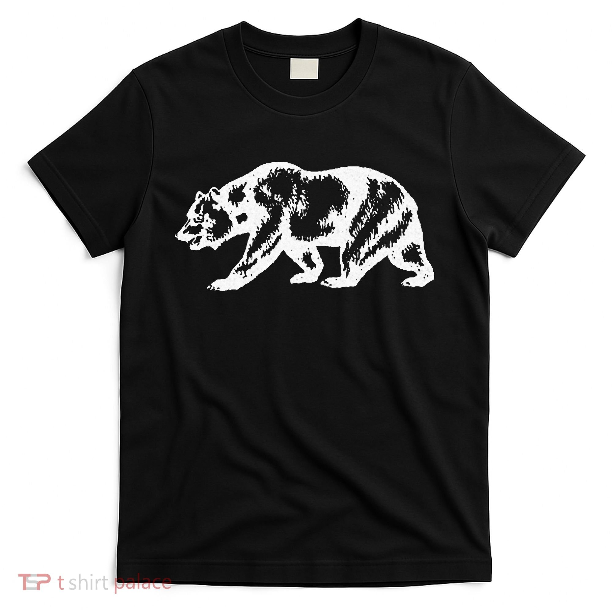 California Grizzly Bear State Flag Cali Republic T-Shirt