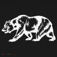 California Grizzly Bear State Flag Cali Republic Women's Hoodie thumb 2