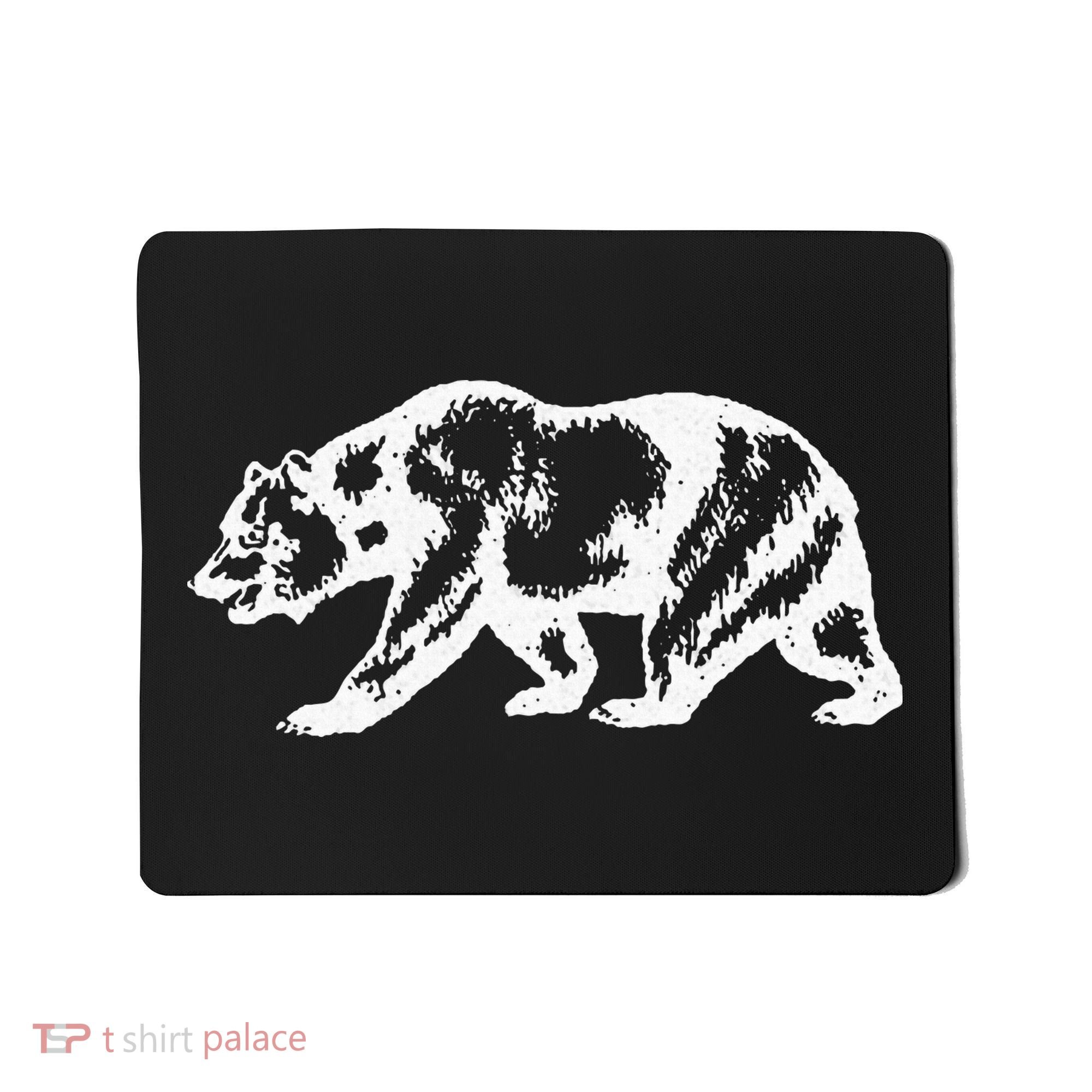 California Grizzly Bear State Flag Cali Republic Mousepad