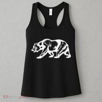 California Grizzly Bear State Flag Cali Republic Women's Tank Top thumb 3