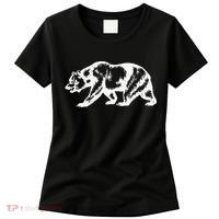 California Grizzly Bear State Flag Cali Republic Women's T-Shirt thumb 0