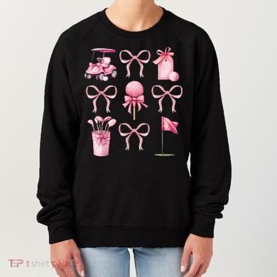 Coquette Golf Bows Preppy Cute Golfer  Women's Sweatshirt