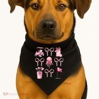 Coquette Golf Bows Preppy Cute Golfer  USA-Made Doggie Bandana thumb 1