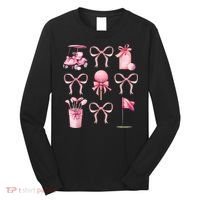 Coquette Golf Bows Preppy Cute Golfer  Long Sleeve Shirt thumb 0