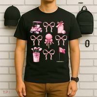 Coquette Golf Bows Preppy Cute Golfer  T-Shirt thumb 6