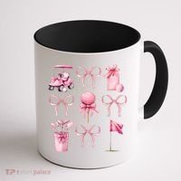 Coquette Golf Bows Preppy Cute Golfer  Coffee Mug thumb 1