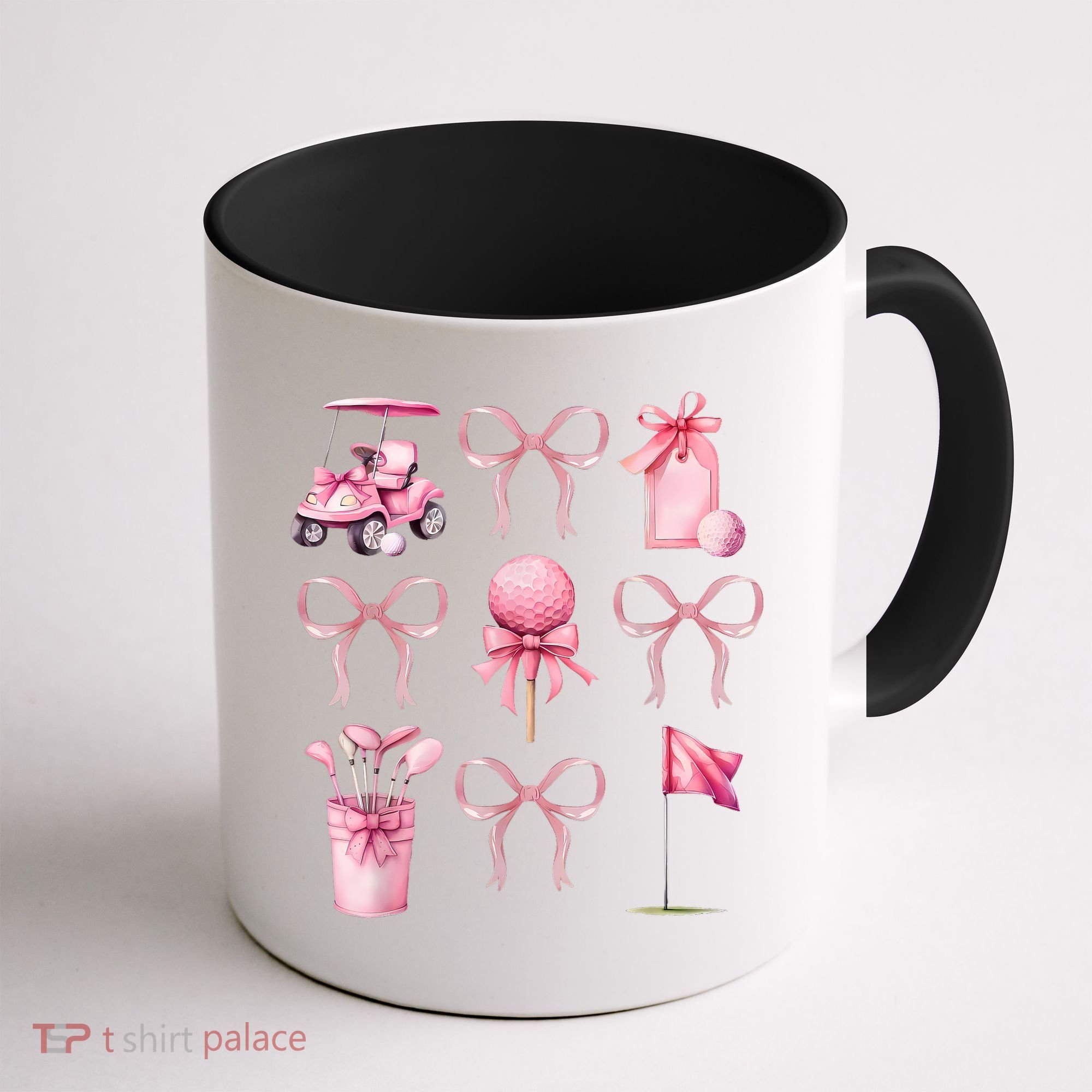 Coquette Golf Bows Preppy Cute Golfer  Coffee Mug