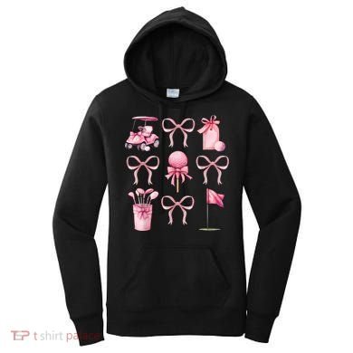 Coquette Golf Bows Preppy Cute Golfer  Women's Hoodie