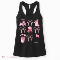 Coquette Golf Bows Preppy Cute Golfer  Women's Tank Top thumb 0