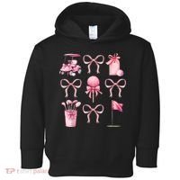 Coquette Golf Bows Preppy Cute Golfer  Toddler Hoodie thumb 0