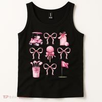 Coquette Golf Bows Preppy Cute Golfer  Tank Top thumb 2