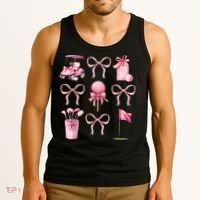 Coquette Golf Bows Preppy Cute Golfer  Tank Top thumb 3