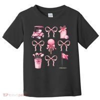 Coquette Golf Bows Preppy Cute Golfer  Toddler T-Shirt thumb 0