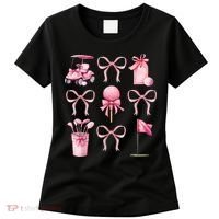 Coquette Golf Bows Preppy Cute Golfer  Women's T-Shirt thumb 0
