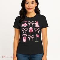 Coquette Golf Bows Preppy Cute Golfer  Women's T-Shirt thumb 4