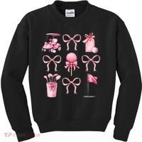 Coquette Golf Bows Preppy Cute Golfer  Kids Sweatshirt thumb 0