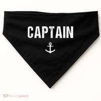 Captain Gift Boat Owner Novelty Gift USA-Made Doggie Bandana thumb 0