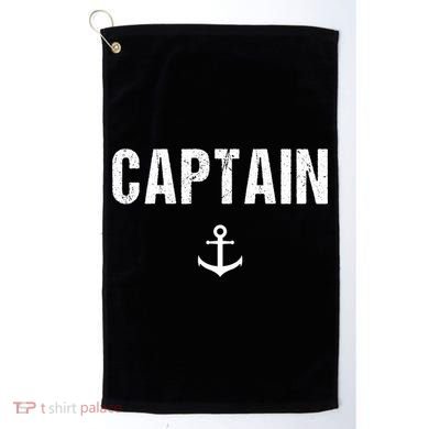 Captain Gift Boat Owner Novelty Gift Golf Towel