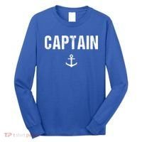 Captain Gift Boat Owner Novelty Gift Long Sleeve Shirt thumb 0