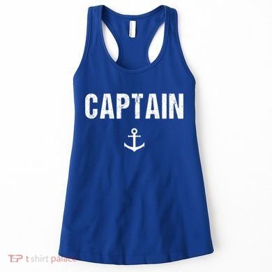 Captain Gift Boat Owner Novelty Gift Women's Tank Top