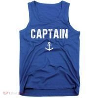 Captain Gift Boat Owner Novelty Gift Tank Top thumb 0