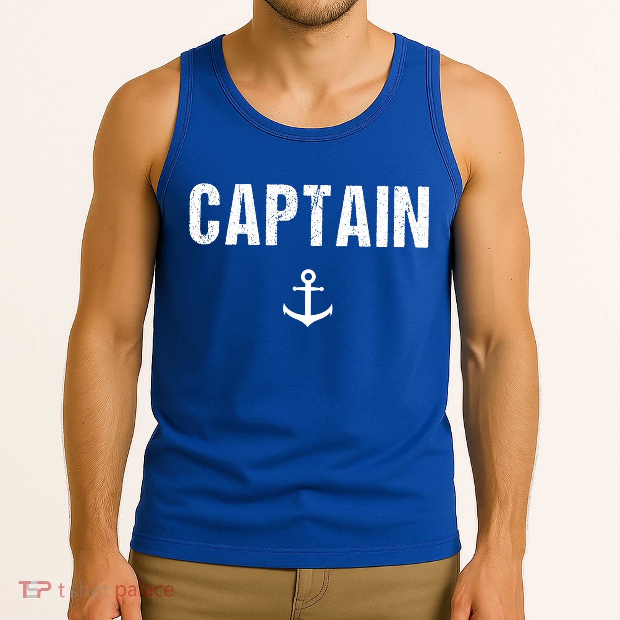 Captain Gift Boat Owner Novelty Gift Tank Top