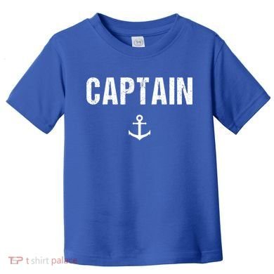 Captain Gift Boat Owner Novelty Gift Toddler T-Shirt