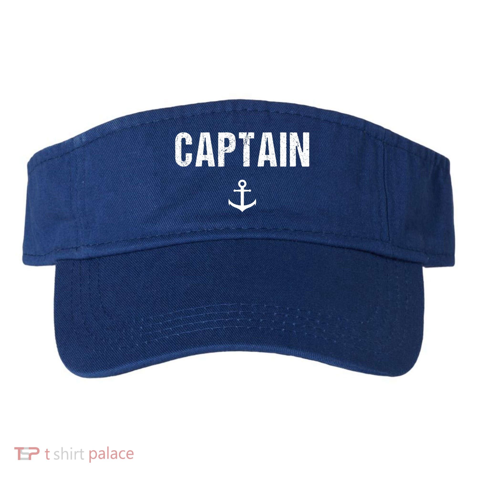 Captain Gift Boat Owner Novelty Gift Visor