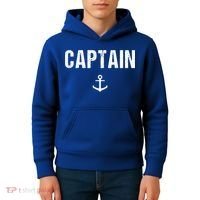 Captain Gift Boat Owner Novelty Gift Kids Hoodie thumb 4