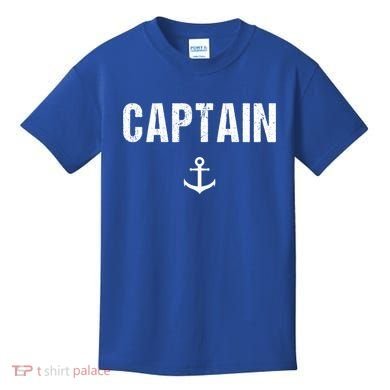 Captain Gift Boat Owner Novelty Gift Kids T-Shirt