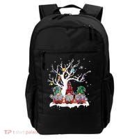 Cute Gnome Buffalo Plaid Christmas Tree Light Ugly Santa Hat Backpack thumb 0