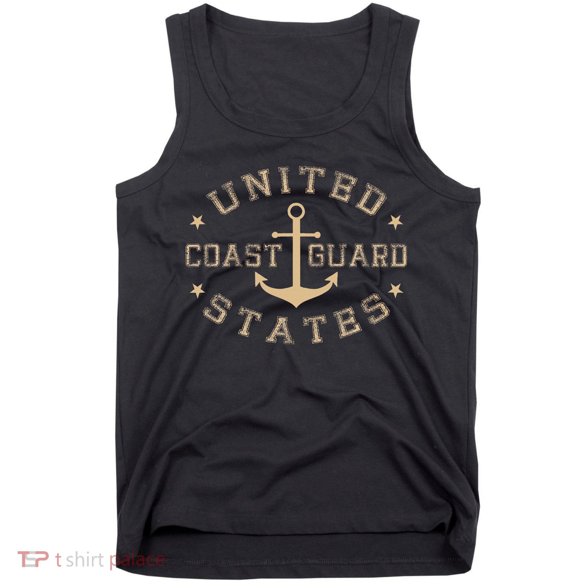 Coast Guard Birthday United States Anchor Tank Top