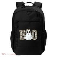 Camo Ghost Boo Spooky Halloween Backpack thumb 0