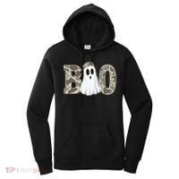 Camo Ghost Boo Spooky Halloween Women's Hoodie thumb 0