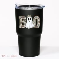 Camo Ghost Boo Spooky Halloween Tumbler thumb 0
