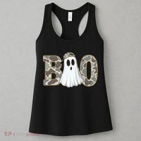 Camo Ghost Boo Spooky Halloween Women's Tank Top thumb 3