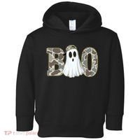 Camo Ghost Boo Spooky Halloween Toddler Hoodie thumb 0