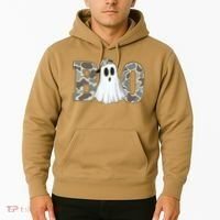 Camo Ghost Boo Spooky Halloween Hoodie thumb 2